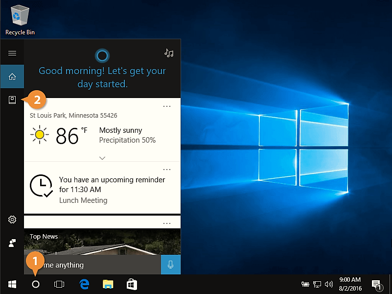 نحوه استفاده از Cortana