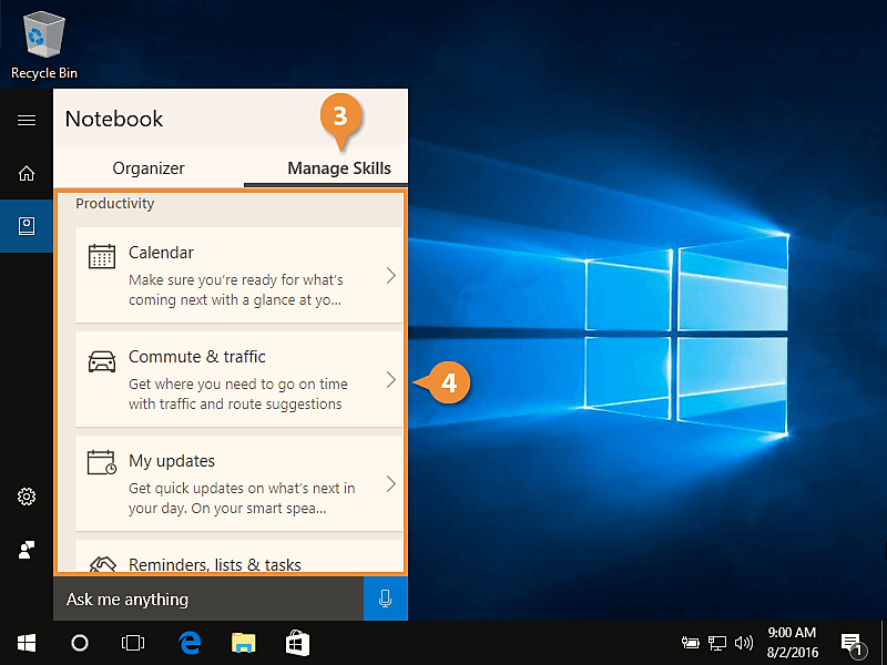 نحوه استفاده از Cortana