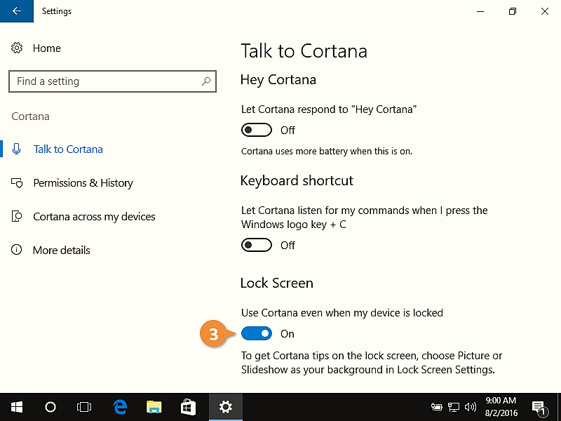 نحوه استفاده از Cortana